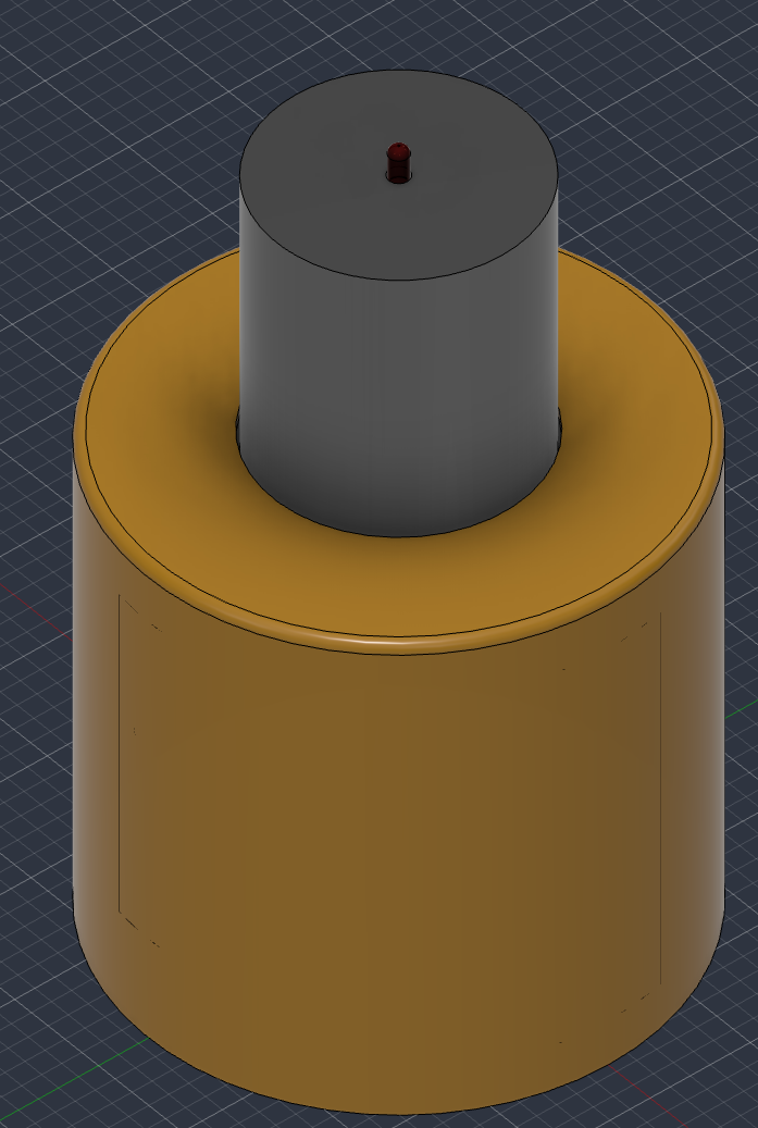 A screenshot of the Lumiere hand's 3D model in Autodesk Fusion.