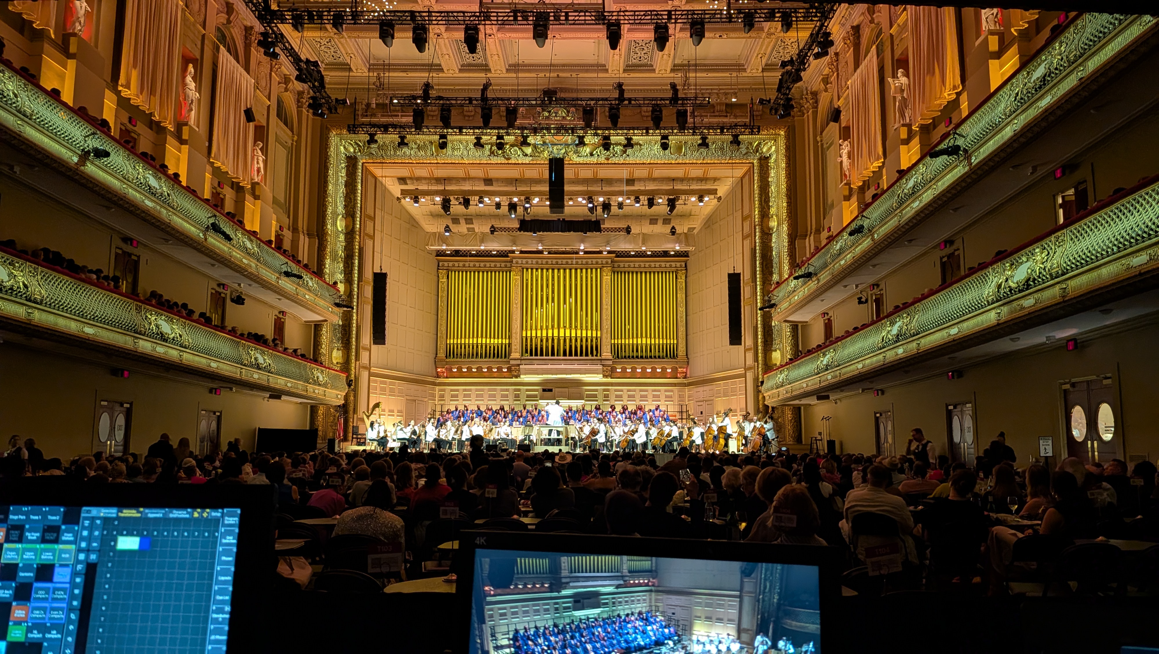 A photo of the Boston Pops Orchestra (cond. Charles Floyd) from Gospel Night 2026 at Symphony Hall