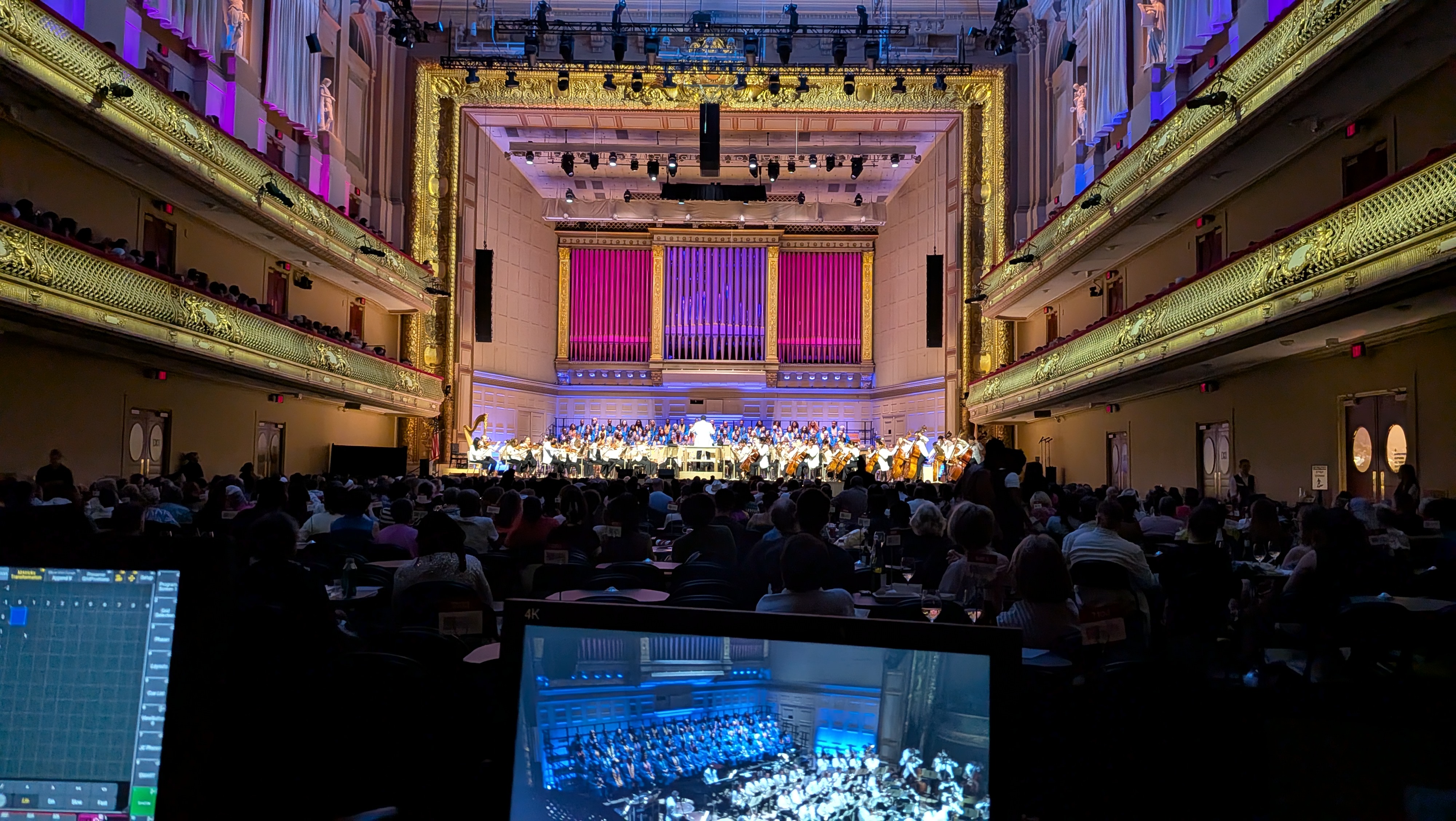 A photo of the Boston Pops Orchestra (cond. Charles Floyd) from Gospel Night 2026 at Symphony Hall